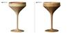 RIVERET Vessel Cocktail Glass, Martini, 120ml, Bamboo, Dishwasher Safe, White RV-111W
