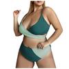 Fashion Women's Sexy Backless Temperament Beachwear Split Bikini Swimsuit