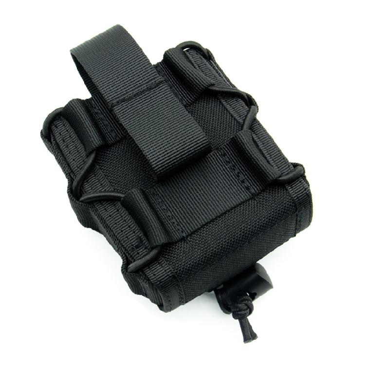 

Open Top Nylon Handcuff Pouch Waist Belt Bag Handcuff Holder Hunting Accessory 1