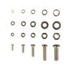 320pcs Stainless Steel Screw and Nut Assortment Kit Rustproof Resistant Snap-in Nuts M2 To M5 Sizes Ideal for DIY