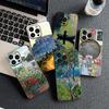 Coque de Protection pour Xiaomi Redmi 15 15C A3 A4 A5 9A 9C NFC Note 9 Pro Coque de Téléphone Claude Monet Nénuphar Chat