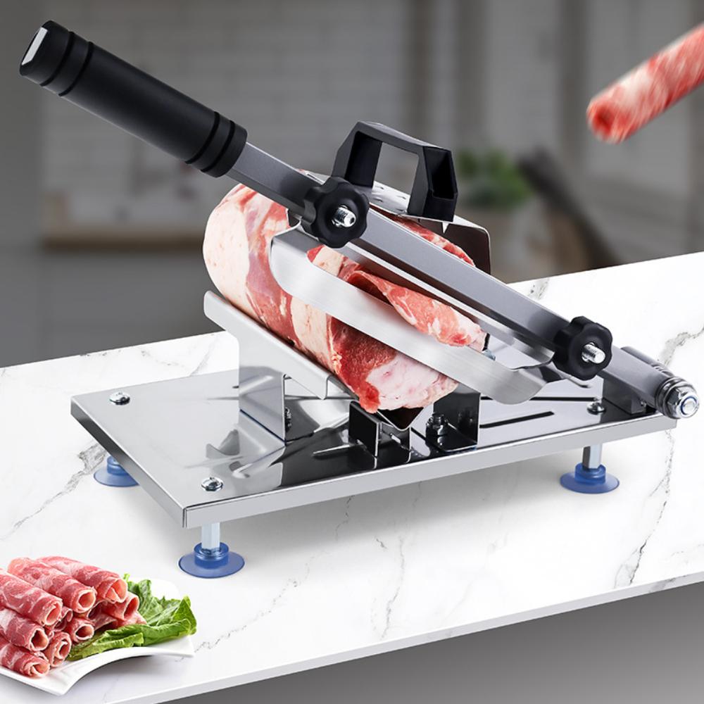 Vegetable Food Slicer Frozen Meats Slice Tools Portable Adjustable Household Meat Slicers Beef Mutton Rolls Food Slicing Tool