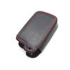 Black Leather 3 Buttons Smart Key Chain Cover Case For Toyota Tacoma Highlander