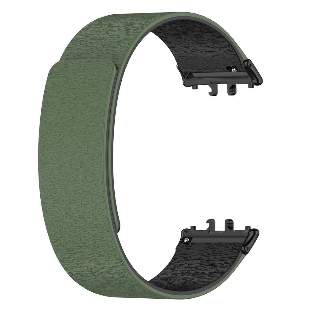 Magnetic Silicone Band For Samsung Galaxy Watch Fit 3 Two Tone Sport Strap For Galaxy Watch Fit 3 Smartwatch Elastic Bracelet