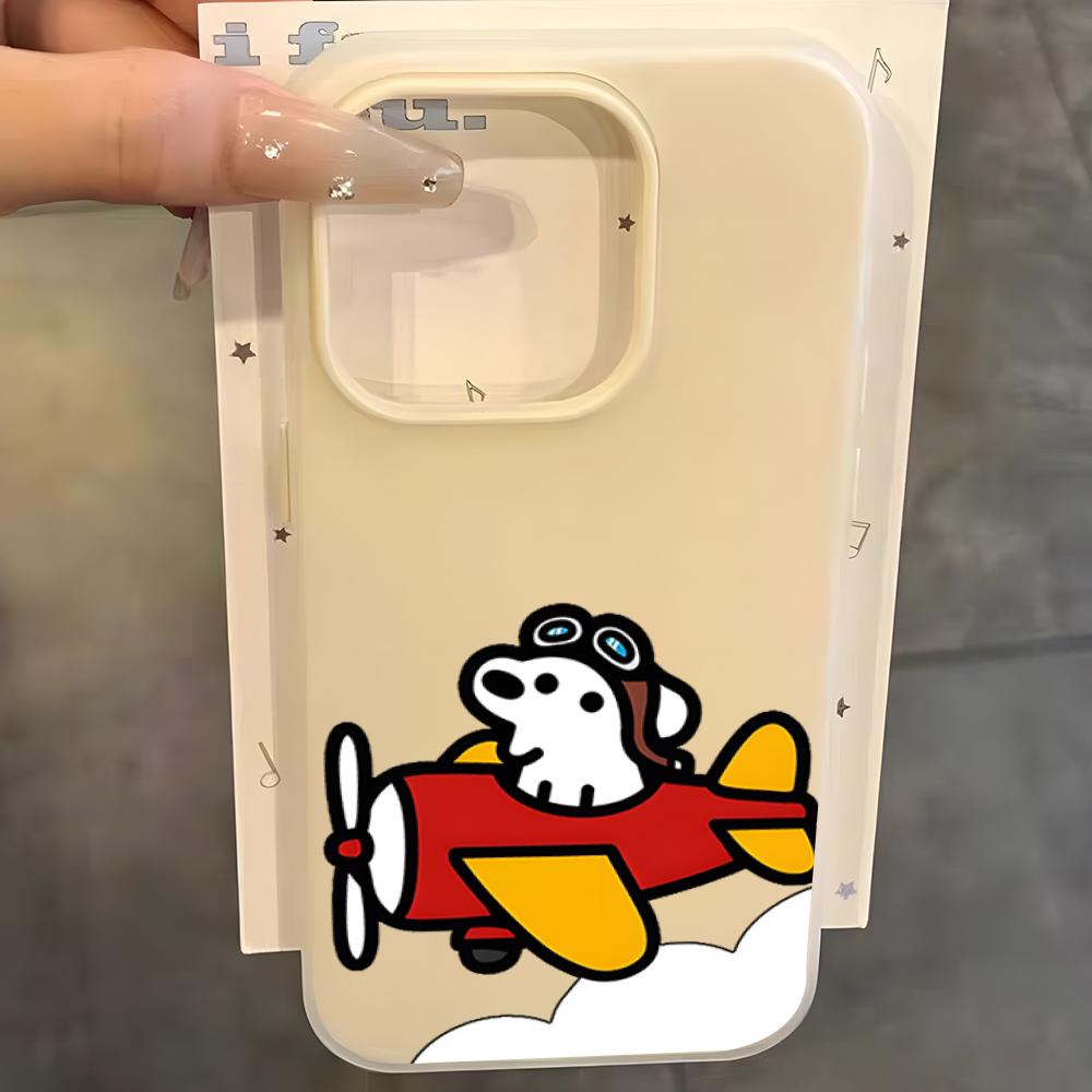 

Matsui Artistic Puppy Phone Case For IPhone 17 16 15 14 Plus 13 12 11 Pro Max XR Max Back Cover Candy Color Casing IPHONE13PRO