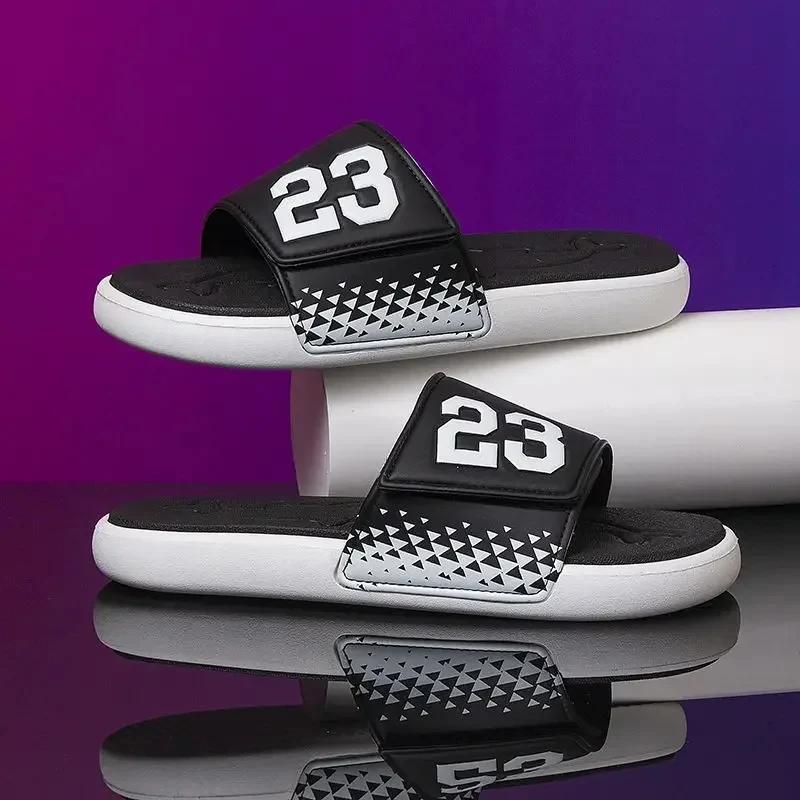 Summer New Men's Slippers EVA Soft-Soled Men Beach Sandals Outdoor Non-Slip Flip-Flops Brand Men Sports Slippers Big Size 39-46