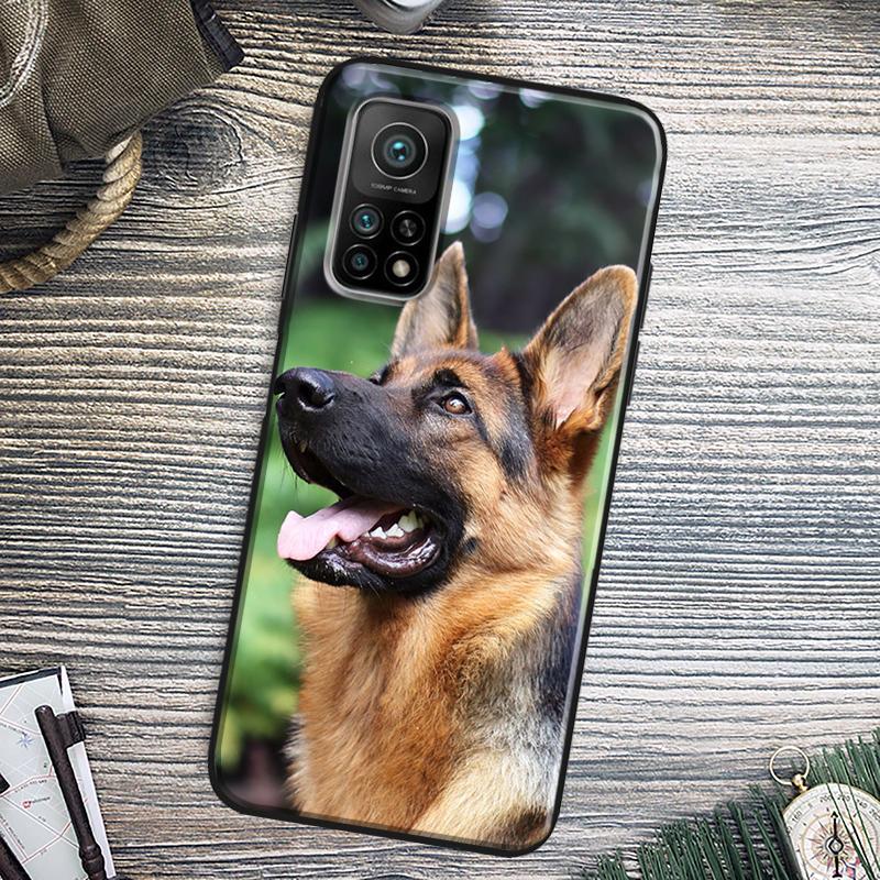 German Shepherd Dog Cover For Xiaomi 15 Ultra 13 14 11T 12T 13T 14T Pro POCO X6 X7 Pro X3 X5 F5 F6 M6 Pro Case