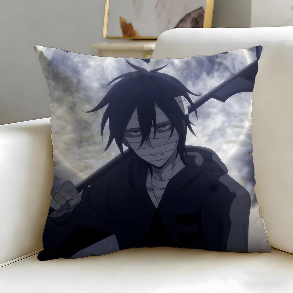 Beliebte Anime Angels Of Death Kissenbezug Weich & Leicht zu Waschen – Vielseitig für Sofa, Bett, Reisen und Büro