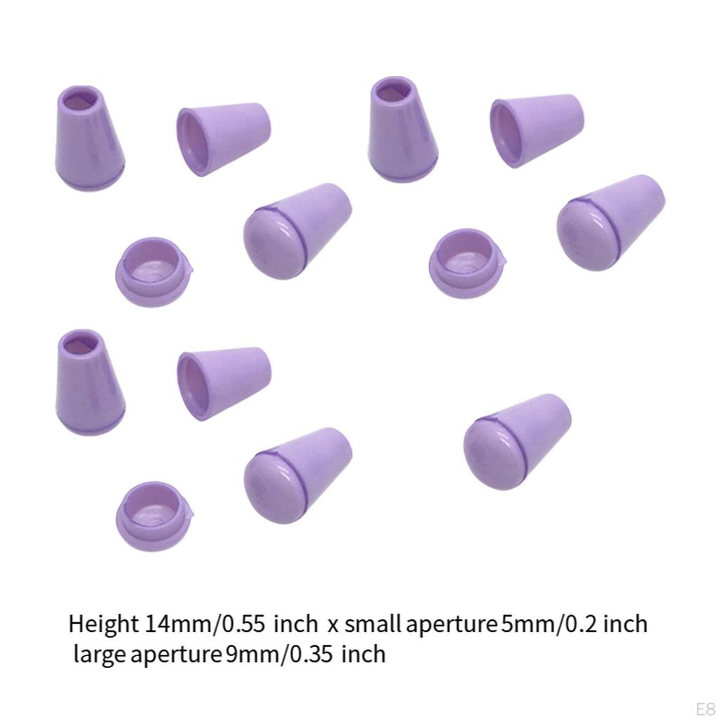 10 Pack of Bell End Stoppers with Toggle Clips for Cord Ends And DIY Projects