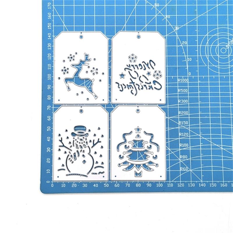 Christmas Tree Cutting Dies Metal Die Cuts Embossing Stencils for DIY Scrapbooking Album Card Photo Decorations Templates