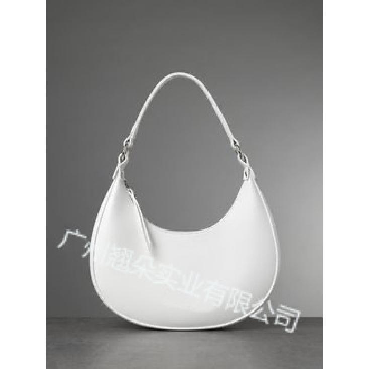 

2025 Новая женская сумка кроссбоди, сумка-полумесяц, модная, высококлассная, портативная, большой вместимости, на плечо White None logo