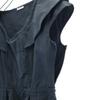MIUMIU Hergestellt in Italien Ärmelloses Minikleid 40 Marineblau Französische Ärmel Damen Gebraucht