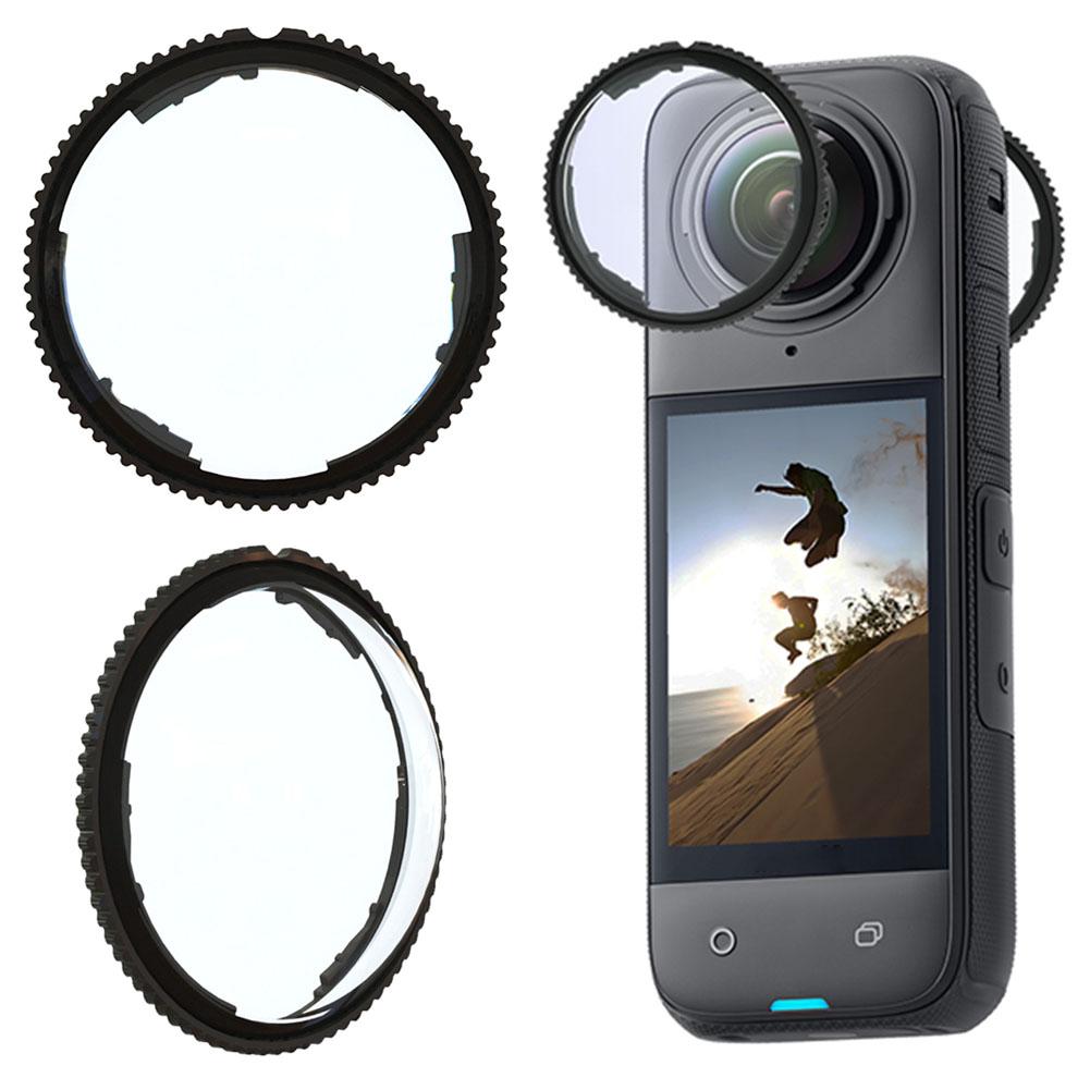 X5 Lens Guards - Compatible With Insta360 X5 - Premium Lens Glass Protector - Cover A6Z5