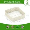 2-Pack 4x1.5ft Galvanized Raised Garden Bed Outdoor Planter Bed Metal Planter Box for Gardening and Planting Milk White