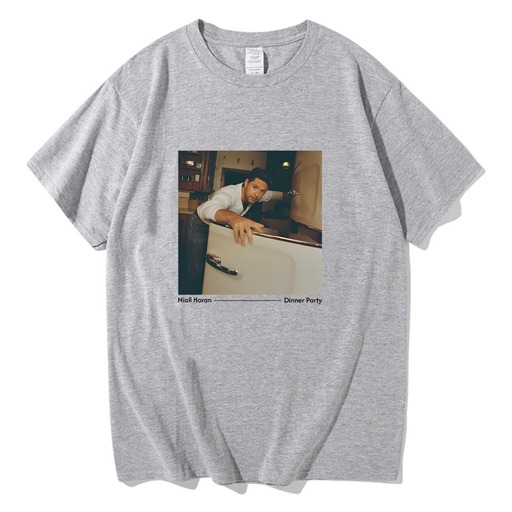 Dinner Party Photo Tee Niall Horan New Album Dinner Party Tshirt Men Fashion High Quality Cotton Clothe Summer Unisex Casual Top