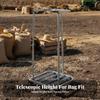 Sack Holder Frame Metal Grain Bagging Stand Adjustable Bag Long-Lasting