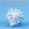 6pcs Crinkle Paper Ball Squeaky Toys Indoor Cat Crinkle Paper Balls Kitten Interactive Play Toys Chasing Training Kitten Toys