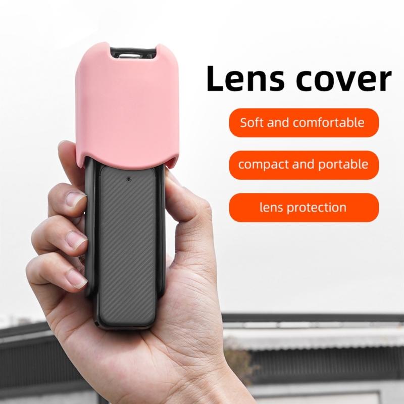 Silicone Cover for Pocket 3 Protective Case AntiScratch Handle Soft Sleeve Skin Lens Caps for Pocket 3 Access