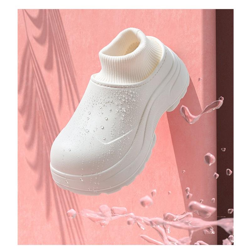 Women's Winter Warm Home High Tube Cotton Slippers