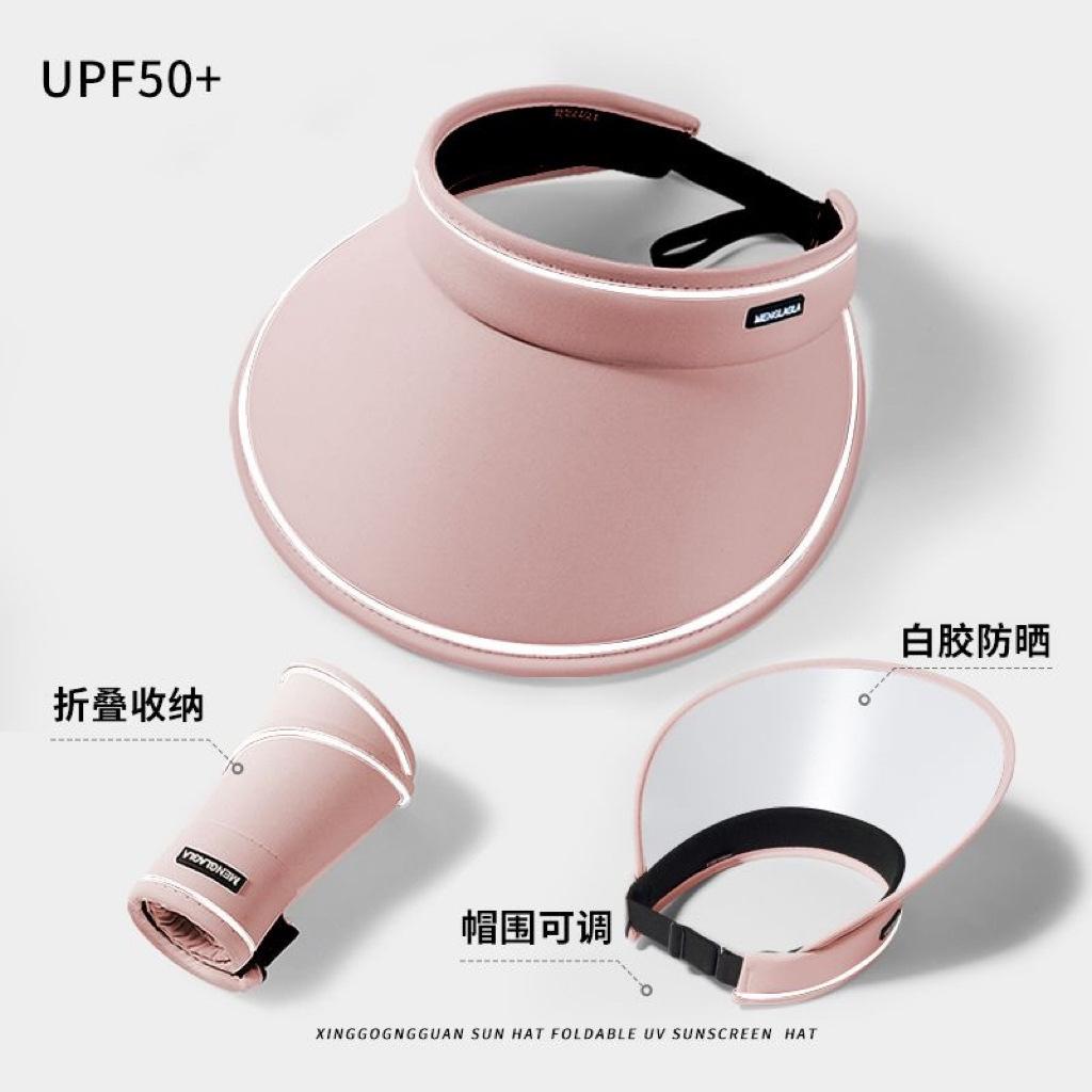 Sommar solskyddshatt med brett brätte dam UV-skydd solhatt med öppen topp cykling ansiktsskydd solhatt