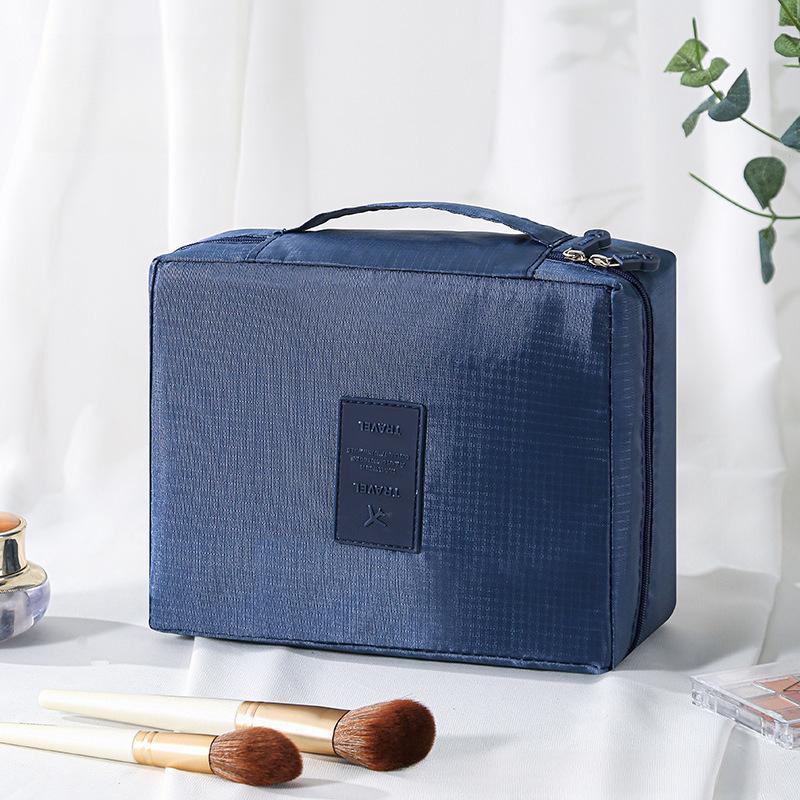 Large Capacity Korean Style Portable Travel Toiletry Bag Multifunctional Square Cosmetic Organizer KTB