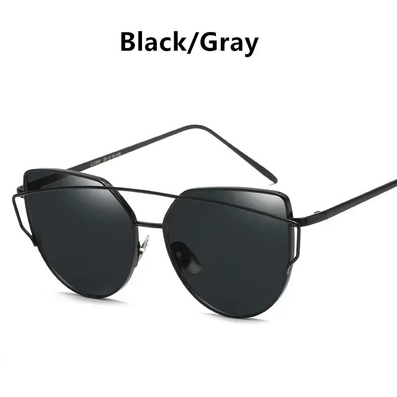 Sexy Vintage Cat-Eye Shaped Sun Glasses Female Black Vintage Stylish Ladies Oculos De Sol Women Designer Metal Luxury Sun Glasses
