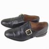 Vintage HARRY WILSON Monk Strap Business Shoes Black size 10.5 28.5 Leather Mckay Construction(USED)