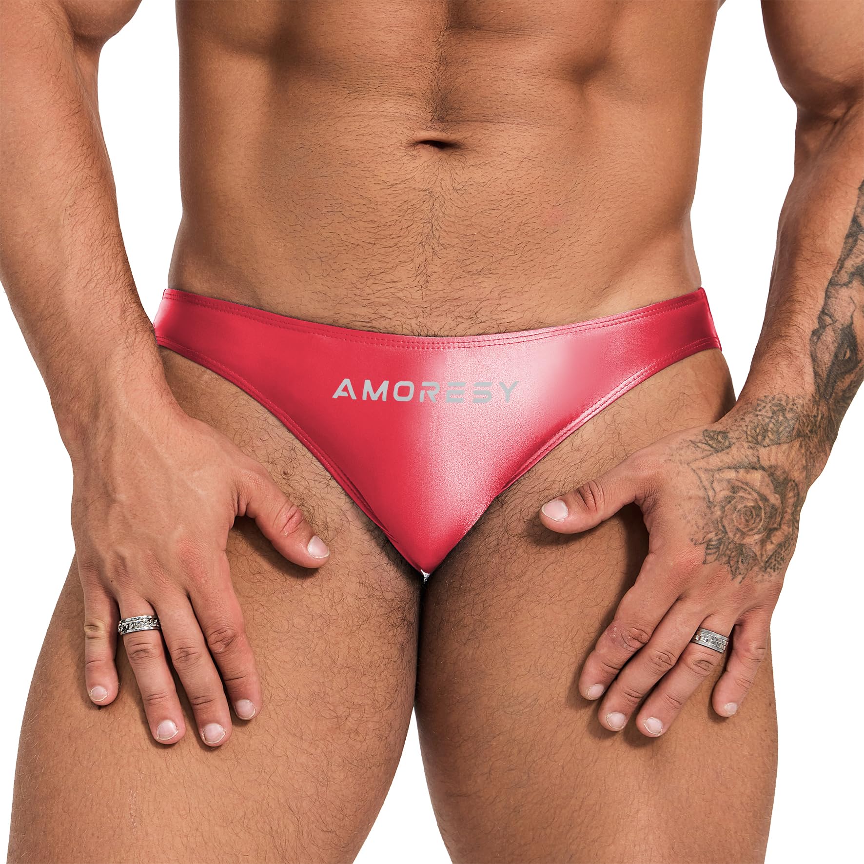 

Серия Oceanus Однотонные Сверхнизкая посадка Сексуальные Спортивные Удобные Брифы Розовые [AMORESY] Мужские (521) (XXL, Красный)