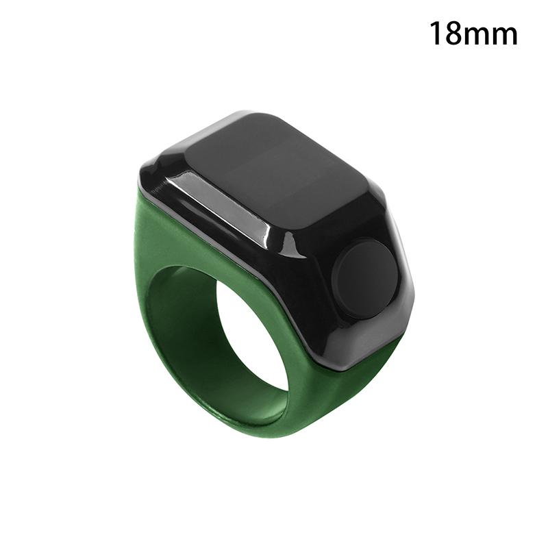 Cyfrowy Bluetooth Licznik na Palec z Wyświetlaczem OLED Cichy Dotykowy Mini Licznik do Fitnessu Golfa z Możliwością Ładowania przez USB-C