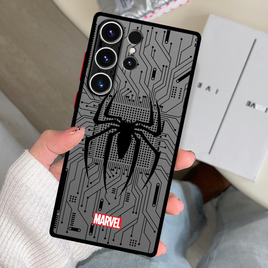 Marvel Hero Logo Case for Samsung Galaxy S26 S22 Note 20 10+ S21 S20 S23 FE S25 Ultra S24 Plus Funda Phone Cover