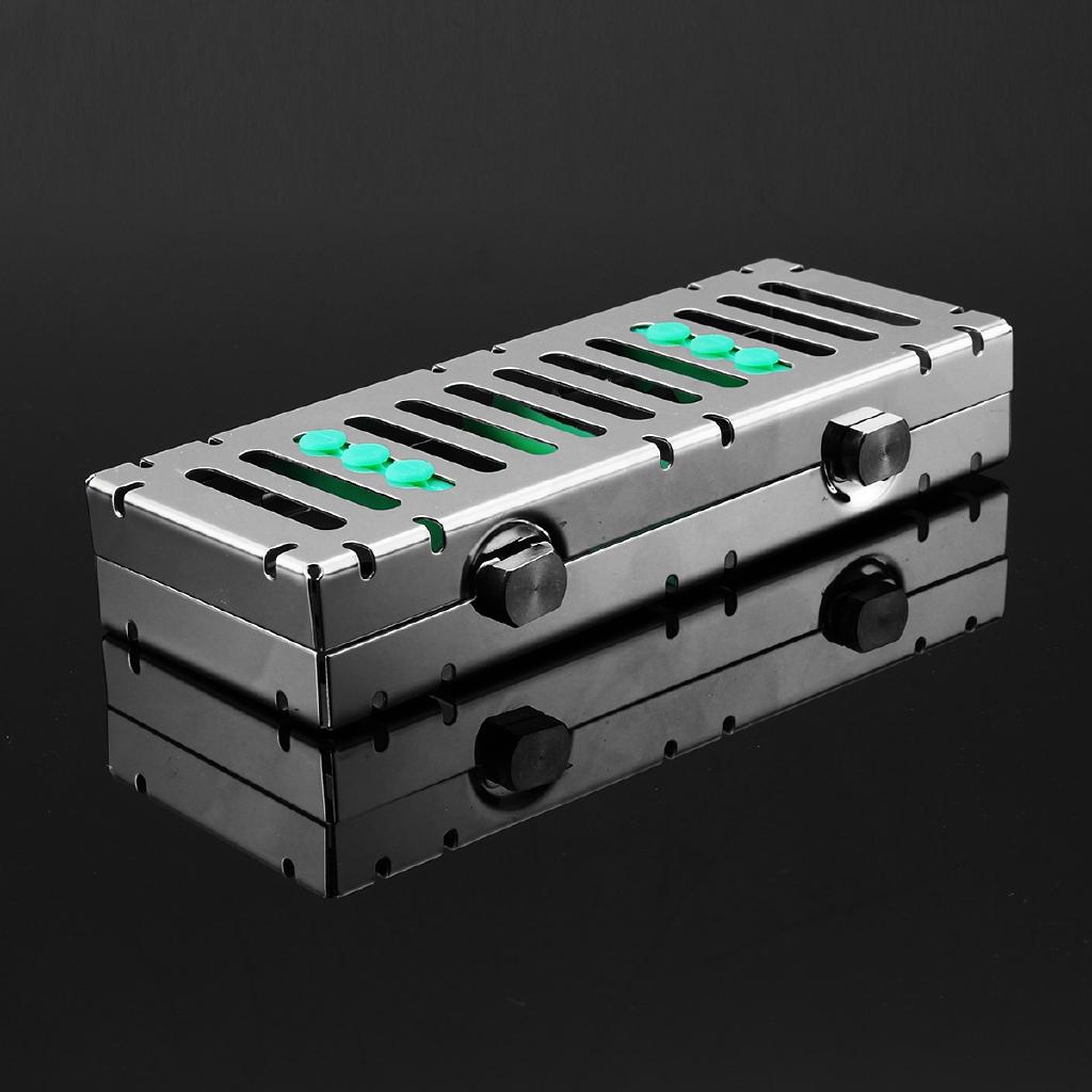 5Pcs/10 Pcs Dental Surgical Sterilization Autoclave Cassette Tray Box Rack Rubber Linker Instrument Clinic Disinfection Holder