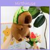 Hat Watermelon Capybara Plush Toys Soft Doll Room Decoration Children Gifts