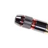 4 Pcs Rca Hi-Fi Gold-Plated Copper Male Plug Audio Connector
