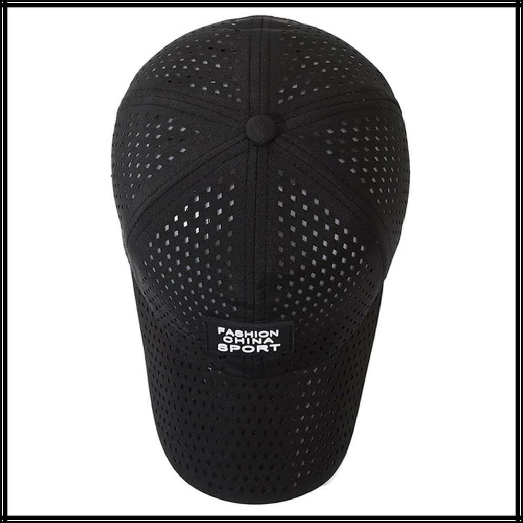 Mesh Cap Hat Outdoor Casual Design Stylish CZA022 [White Fang] Men's Women's (Khaki)