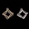 1 Pair Crystal Glass Earring Findings Jewelry Making Accessories For