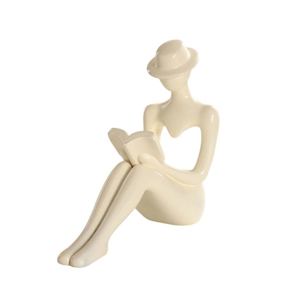 Contemporary Abstract Statue Decorative Resin Art Sculpture For Office Desk Bookshelfs And Modern Interior Designs Accent
