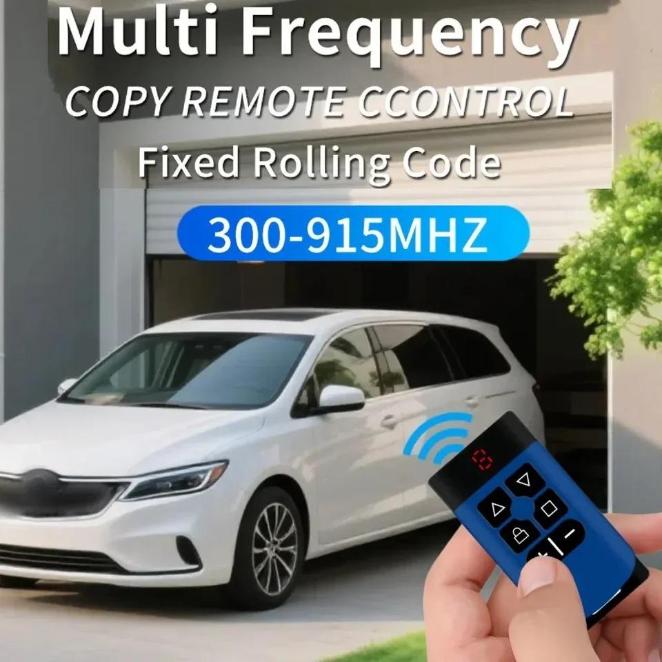 Duplicator Telecomandă Ușă Garaj 300MHz-915MHz Frecvență Multiplă Code Grabber Clonă Breloc Cheie Poartă Transmițător Manual de Comandă