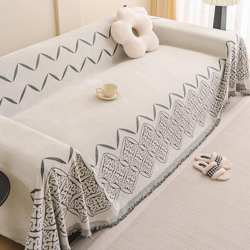 Four Seasons Universal Sofa Cushion Chenille Universal Sofa Cover Towel Full Covered Cover Anti-Scratching Cushion