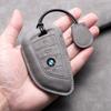 Nuovo 2025 Custodia Portachiavi Auto in Pelle Scamosciata Cover Guscio Portachiavi per BMW X1 X3 X5 X6 X7 Serie 1 3 5 6 7 G20 G30 G11 F15 F16 G01 G02 F48 Acce