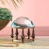 Brass Nautical Magnifying Glass Paperweight Desks Magnifier Vintage Dome Round