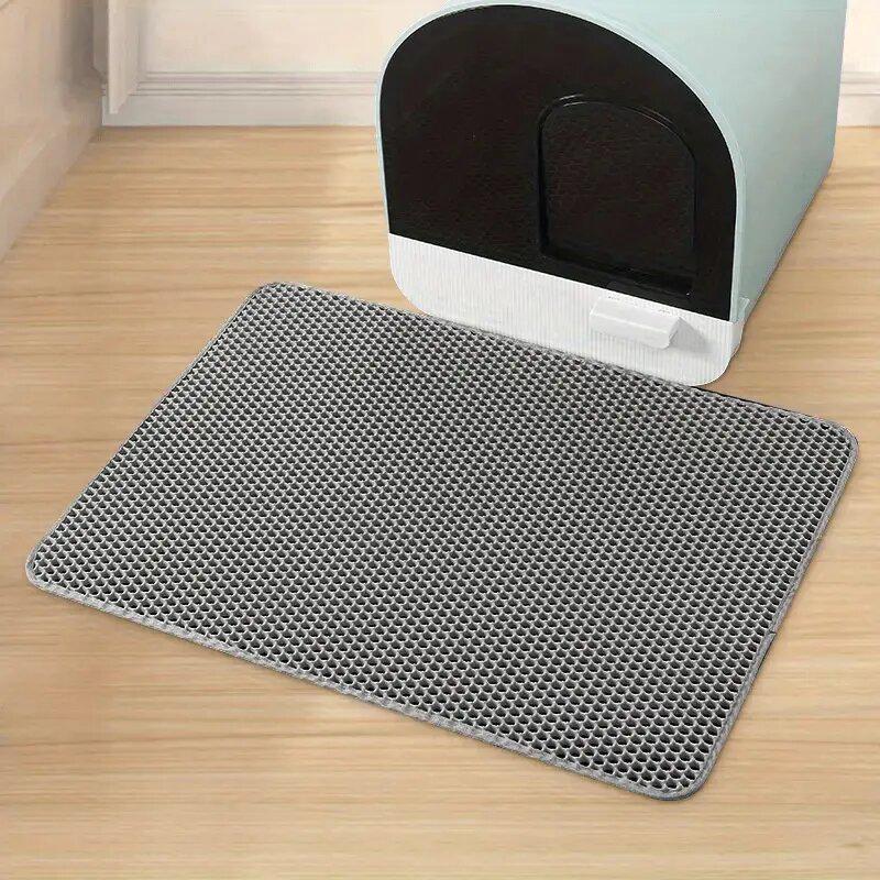 Jumbo EVA Double Layer Cat Litter Mat - Anti-Tracking, Anti-Splashing, Wear-Resistant Sand Control Mat 30×30 cm