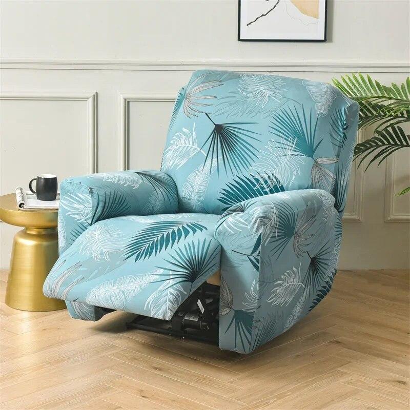Nordic Geometric Recliner Sofa Cover Elastic Floral Single Armchair Sofa Slipcovers Lazy Boy Relax Chair Cover Sofa Slipcover