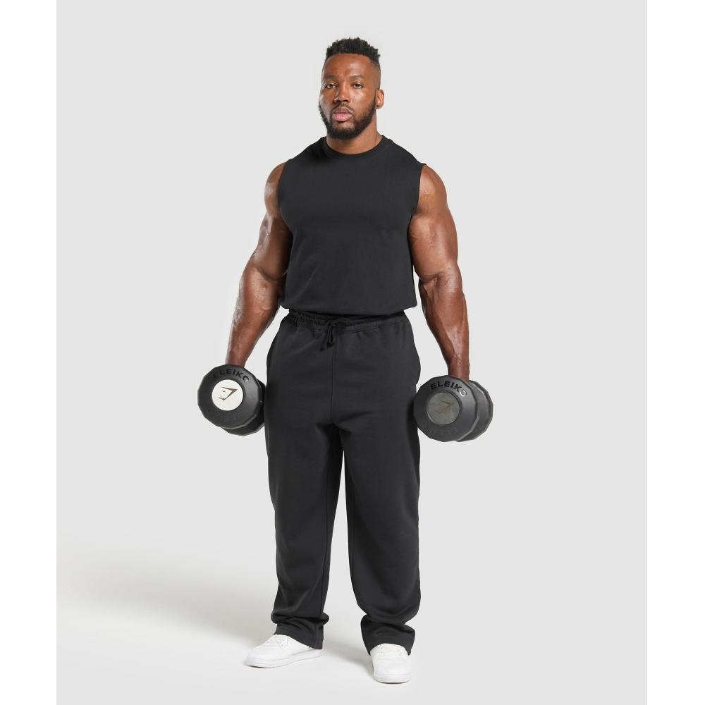 Gymshark Camiseta de tirantes Everyday, paquete de 2, blanco y negro, A2b5e, Wb86