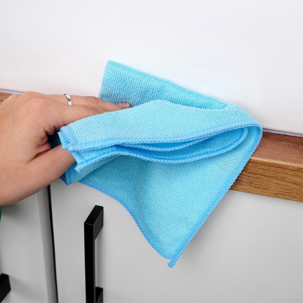 50x Microfiber Kitchen Cloths for Wiping and Cleaning
