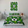 Soccer-Themed Decor Set For Kids Exquisite Three-Piece Bedding Set Gift For Kids And Adults