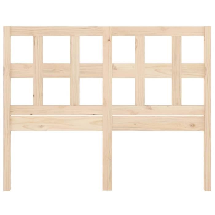 VidaXL Headboard 125.5x4x100 Cm Solid Pine Wood 818910
