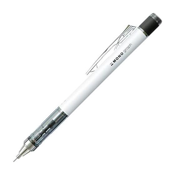 Механический карандаш Tombow 0,5 мм MONO Monograph (Встряхнуть до центра) Неоновый белый DPA-134A