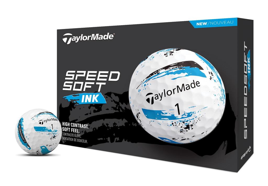 TaylorMade SpeedSoft Ink Golf Balls Blue Men's -