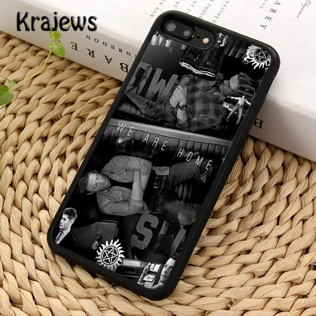 Krajews Supernatural Dean Sam Castiel Soft Phone Case For iPhone 17 Air 16 15 14 plus 11 12 13 pro max coque Fundas
