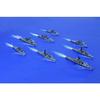 Fujimi Model 1/3000 Collectible Warship Series No. 36 Japan Maritime Self-Defense Force 3rd Escort Flotilla (1998) Plastic Model Warship 36